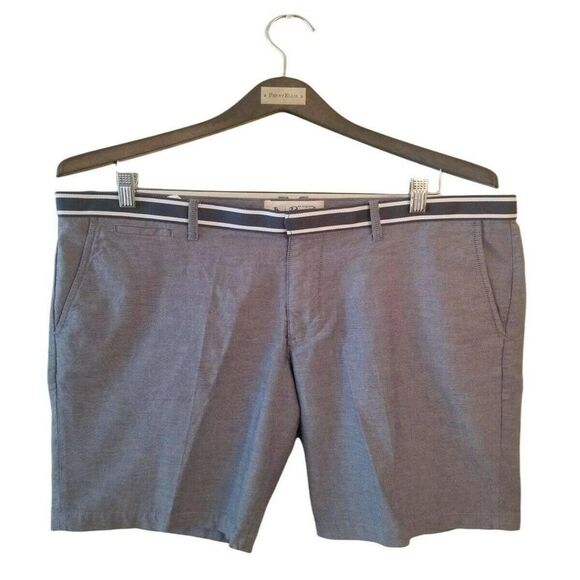 ORIGINAL PENGUIN LIGHT BLUE 36 SLIM STRETCH‎ CHINO SHORTS MEN'S - Picture 1 of 4